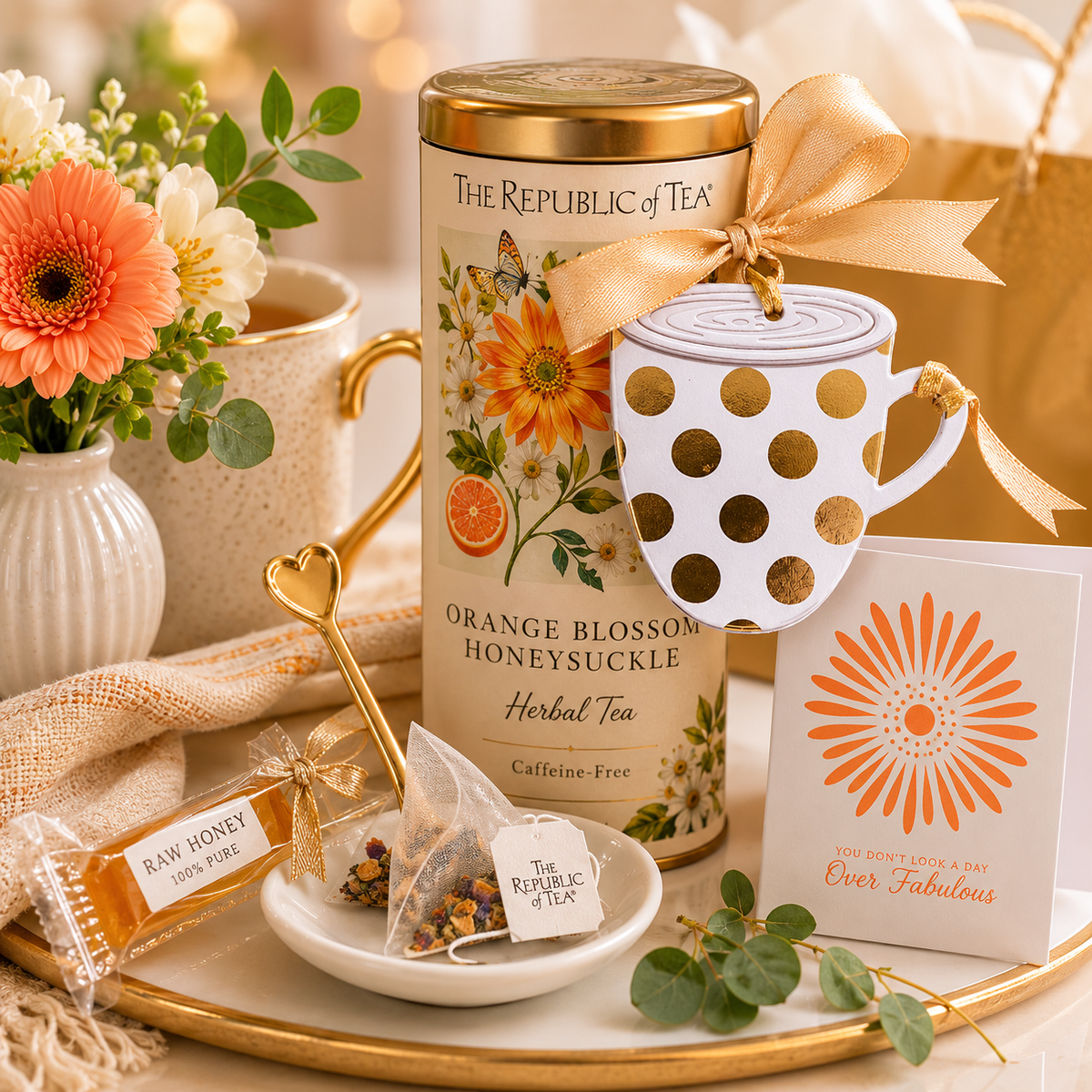 5 PC MINI MUG GIFT TAG SET