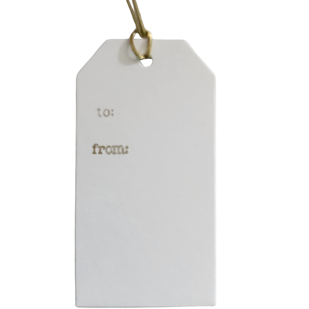 Gold Stripe Christmas Tree Gift Tags – 6 Pc Set | Elevated Giving Co