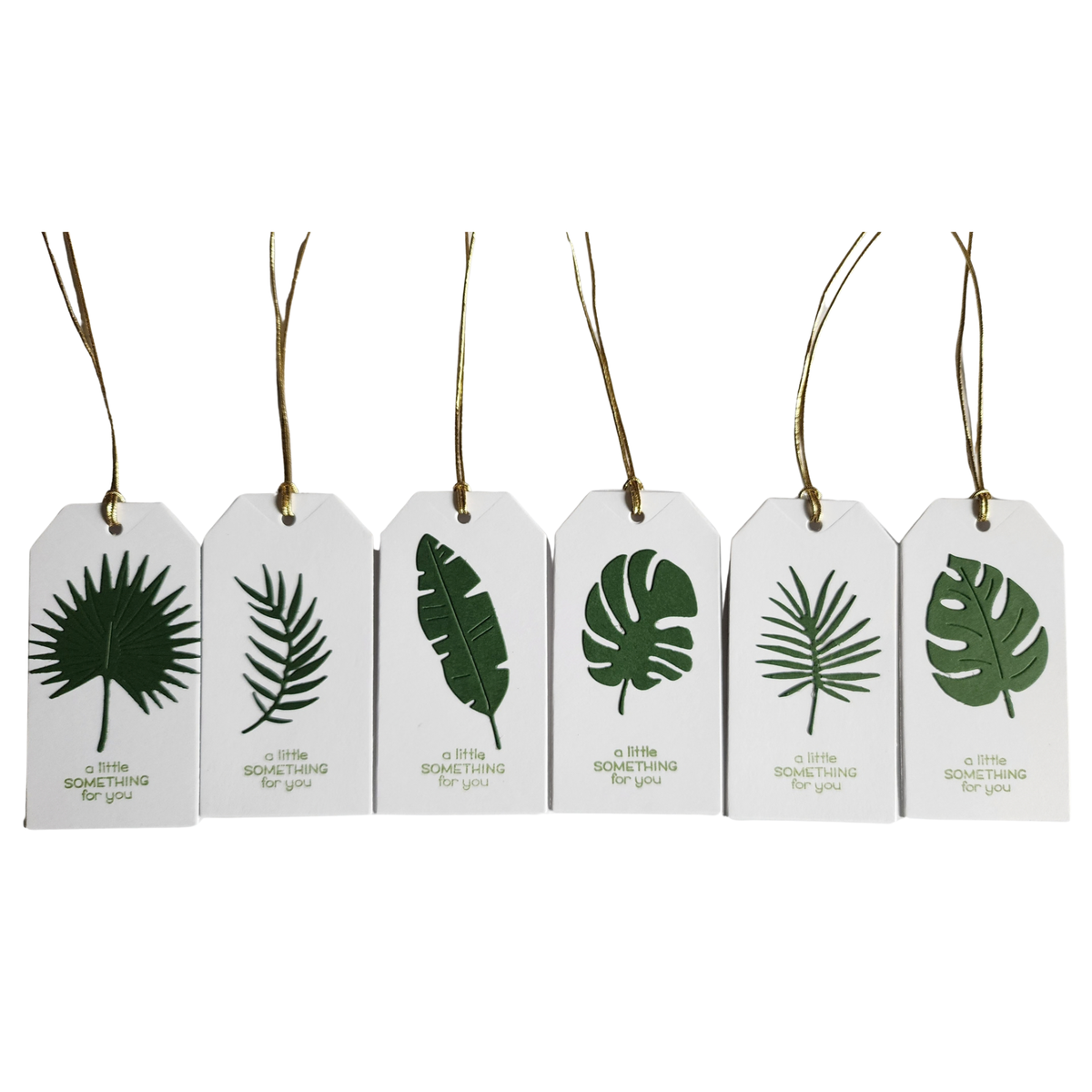 Botanical Greenery Gift Tags - 6 Pc Set