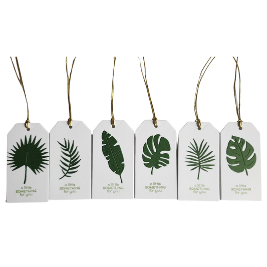 Botanical Greenery Gift Tags - 6 Pc Set