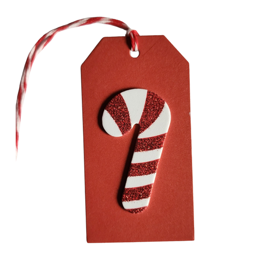 Candy Cane Christmas Gift Tags – Set of 6