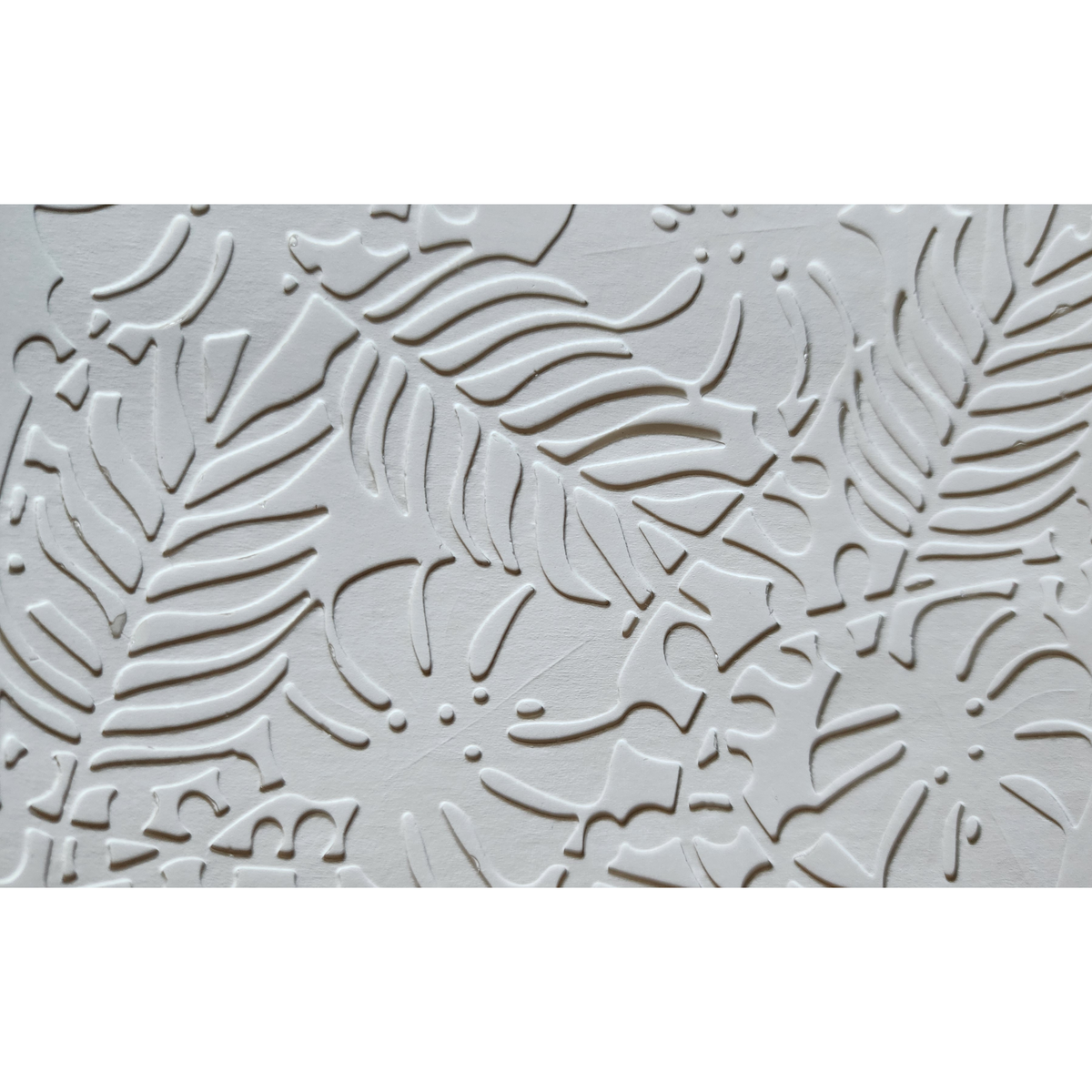 Ivory Tropical Botanical Embossed Notecard | Elevated Giving Co