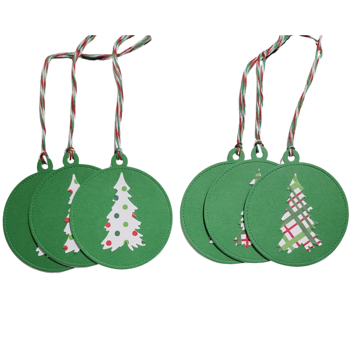 Festive Christmas Tree Gift Tags – 6 Pc Set | Elevated Giving Co